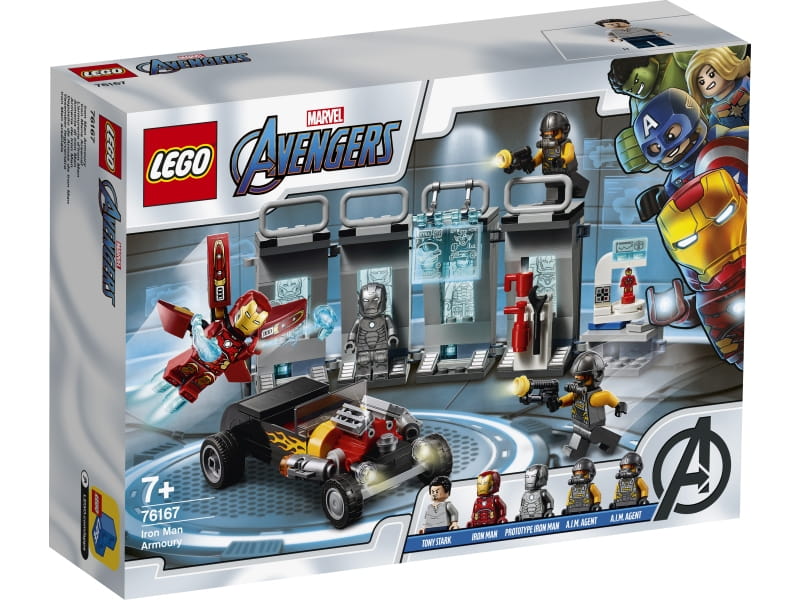 LEGO Super Heroes 76167 Zbrojownia Iron Mana
