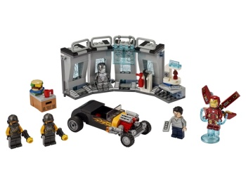 LEGO Super Heroes 76167 Zbrojownia Iron Mana