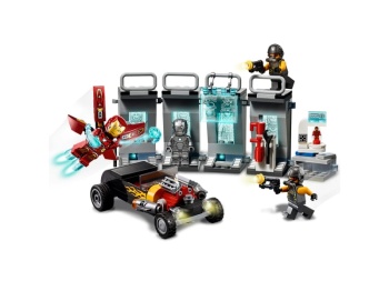 LEGO Super Heroes 76167 Zbrojownia Iron Mana