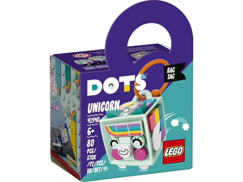 LEGO DOTS 41940 Zawieszka z jednorożcem