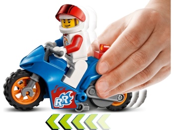 LEGO City 60298 Rakietowy motocykl kaskaderski