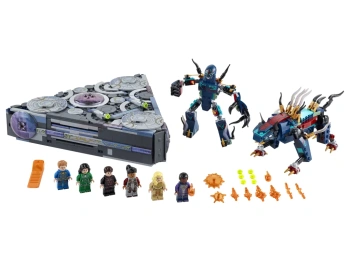 LEGO 76156 Super Heroes Domo powstaje