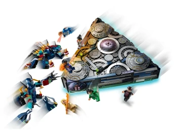 LEGO 76156 Super Heroes Domo powstaje