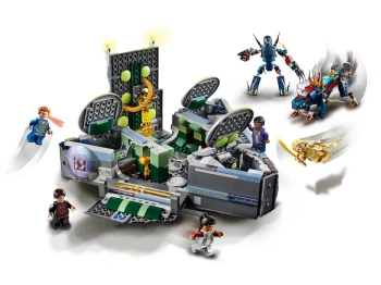 LEGO 76156 Super Heroes Domo powstaje