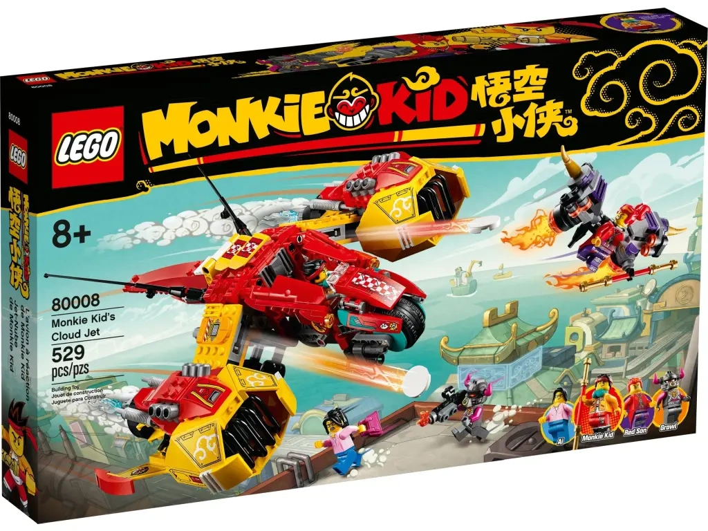 LEGO 80008 Monkie Kid Odrzutowiec Monkie Kida