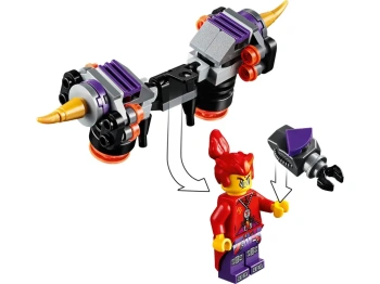 LEGO 80008 Monkie Kid Odrzutowiec Monkie Kida