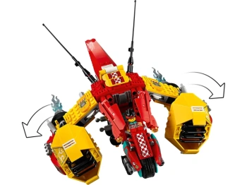 LEGO 80008 Monkie Kid Odrzutowiec Monkie Kida
