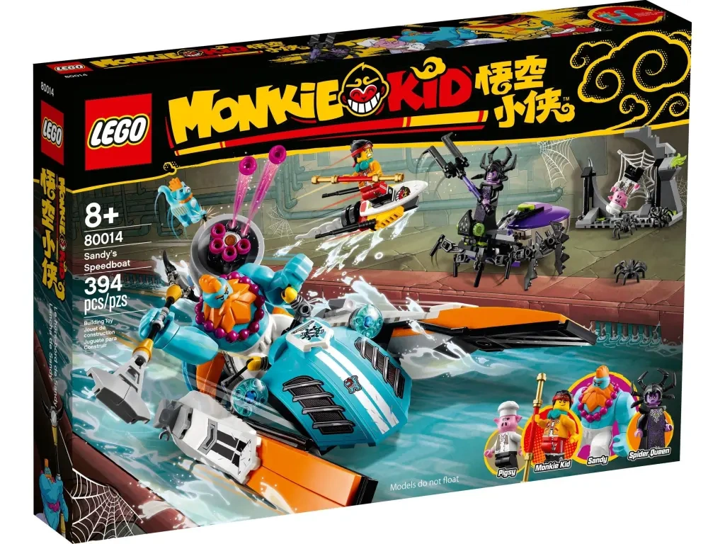 LEGO 80014 Monkie Kid Motorówka Sandy'ego