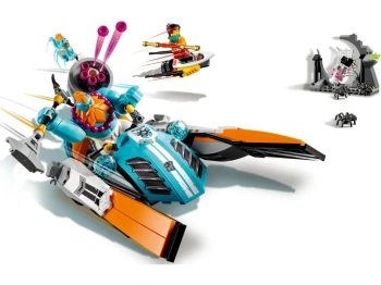 LEGO 80014 Monkie Kid Motorówka Sandy'ego
