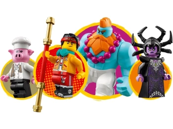 LEGO 80014 Monkie Kid Motorówka Sandy'ego