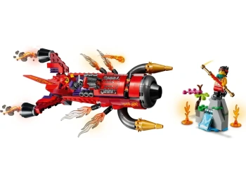 LEGO 80019 Monkie Kid Piekielny odrzutowiec Red Sona