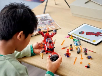 LEGO 80019 Monkie Kid Piekielny odrzutowiec Red Sona