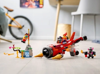 LEGO 80019 Monkie Kid Piekielny odrzutowiec Red Sona