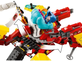 LEGO 80023 Monkie Kid Dronkopter ekipy Monkie Kida