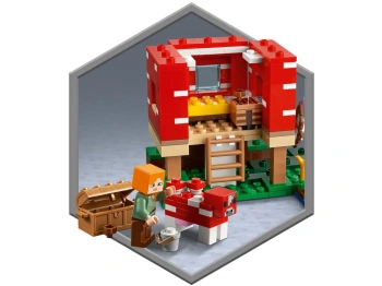 LEGO 21179 Minecraft Dom w grzybie