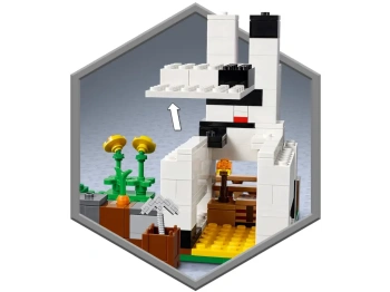 LEGO 21181 Minecraft Królicza farma