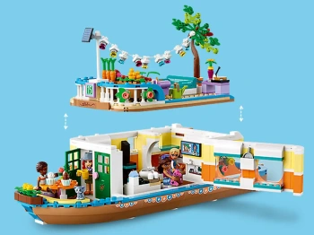 LEGO 41702 Friends Łódź mieszkalna na kanale