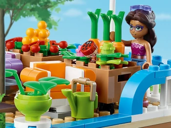 LEGO 41702 Friends Łódź mieszkalna na kanale