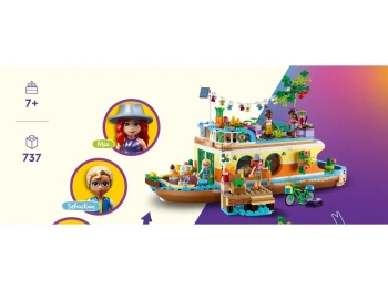 LEGO 41702 Friends Łódź mieszkalna na kanale