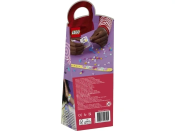 LEGO 41944 DOTS Cukierkowa kicia: bransoletka i zawieszka na torbę