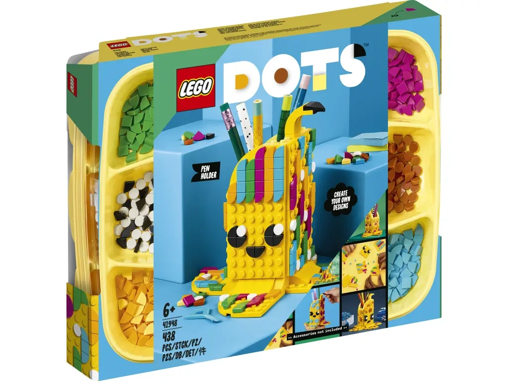 LEGO 41948 DOTS Uroczy banan — pojemnik na długopisy