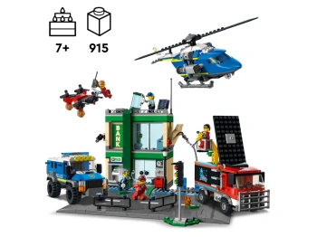 LEGO 60317 City Napad na bank