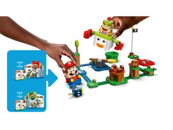 LEGO 71396 Super Mario Zestaw rozszerzający Samochód klauna Bowsera Jr.