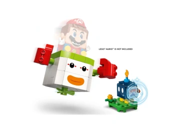 LEGO 71396 Super Mario Zestaw rozszerzający Samochód klauna Bowsera Jr.