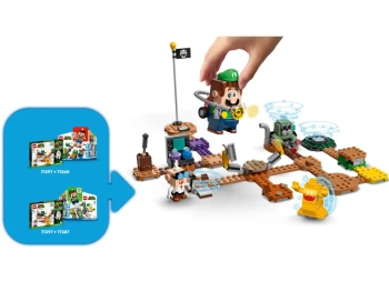 LEGO 71397 Super Mario Zestaw rozszerzający Laboratorium w rezydencji Luigiego i Poltergust