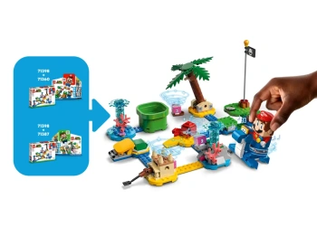 LEGO 71398 Super Mario Zestaw rozszerzający Nabrzeże Dorrie