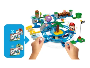 LEGO 71400 Super Mario Zestaw rozszerzający Duży jeżowiec i zabawa na plaży