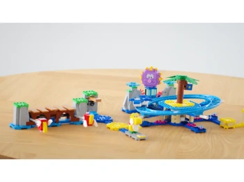 LEGO 71400 Super Mario Zestaw rozszerzający Duży jeżowiec i zabawa na plaży