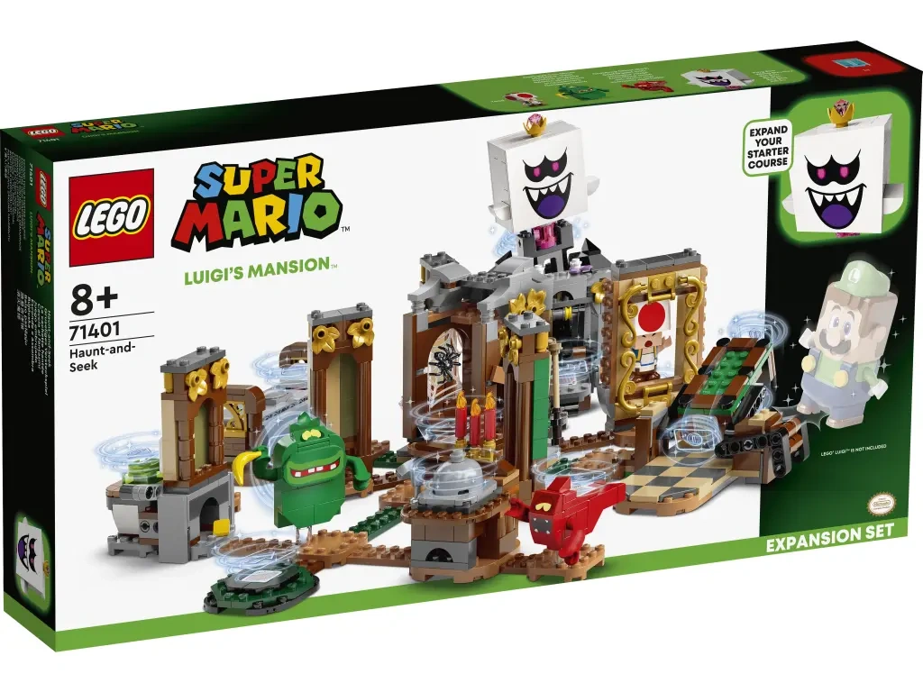 LEGO 71401 Super Mario Zestaw rozszerzający Zabawa w straszonego w rezydencji Luigiego