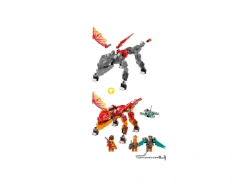 LEGO 71762 Ninjago Smok ognia Kaia EVO