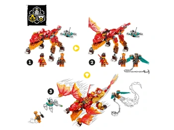 LEGO 71762 Ninjago Smok ognia Kaia EVO