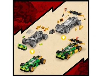 LEGO 71763 Ninjago Samochód wyścigowy Lloyda EVO