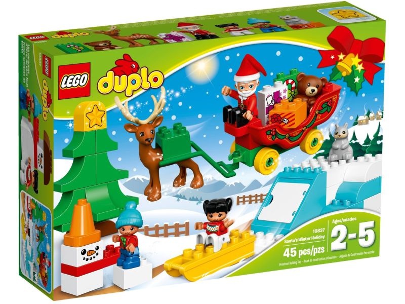  LEGO DUPLO 10837 Zimowe ferie Świętego Mikołaja