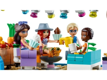 LEGO 41702 Friends Łódź mieszkalna na kanale