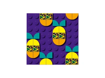 LEGO 41945 DOTS Neonowy tygrys — bransoletka i zawieszka na torbę