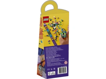 LEGO 41945 DOTS Neonowy tygrys — bransoletka i zawieszka na torbę
