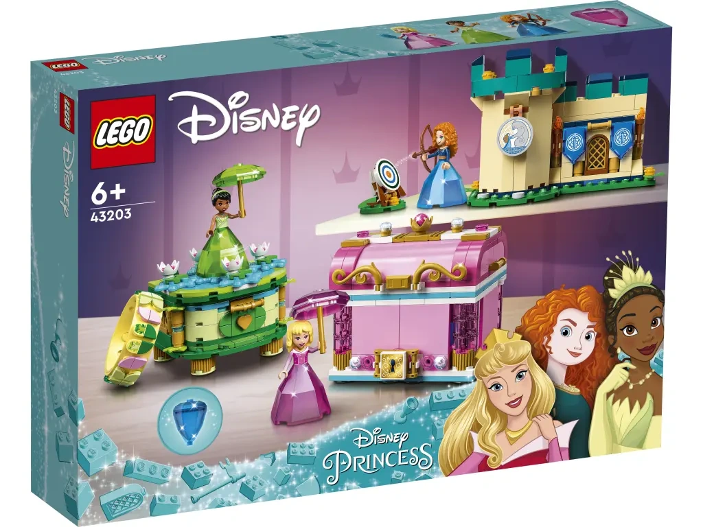 LEGO 43203 Disney Princess Zaklęte twory Aurory, Meridy i Tiany