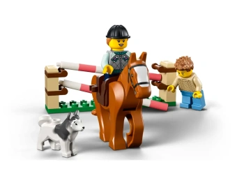 LEGO 60327 City Przyczepa do przewozu koni