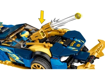 LEGO 71776 Ninjago Wyścigówka EVO Jaya i Nyi