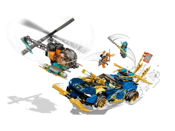 LEGO 71776 Ninjago Wyścigówka EVO Jaya i Nyi