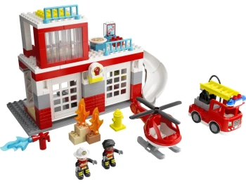 LEGO 10970 DUPLO Remiza strażacka i helikopter