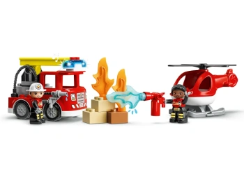 LEGO 10970 DUPLO Remiza strażacka i helikopter