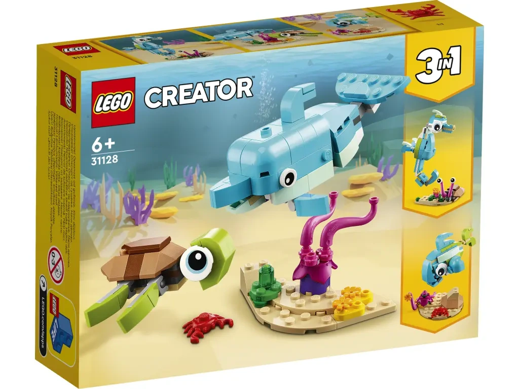 LEGO 31128 Creator Delfin i żółw