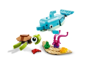 LEGO 31128 Creator Delfin i żółw