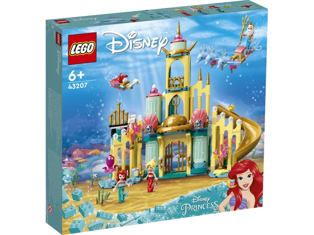 LEGO 43207 Disney Princess Podwodny pałac Arielki