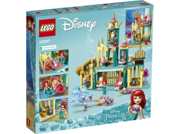 LEGO 43207 Disney Princess Podwodny pałac Arielki